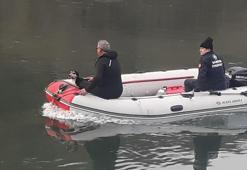 Kızılırmak Nehri'nde mahsur kalan köpek kurtarıldı