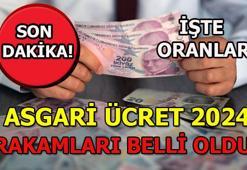 YENİ ASGARİ ÜCRET AÇIKLANDI! 2024 ASGARİ ÜCRET BRÜT-NET KAÇ TL oldu? İşte yeni asgari ücret ve yapılan zam oranı!