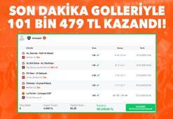 3 maçta son dakika golleri geldi, tam 101 bin 479 TL kazandı!