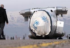 Gürcistan uçağı 12 yıl sonra Erzurum'daki aprondan çıkarıldı