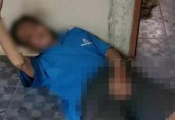 Hırsızlık için girdiği evde cinsel organından bıçaklandı