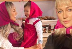 Meryem Uzerli'den kızı Lily Koi'ye 'Maşa ile Koca Ayı' temalı doğum günü!