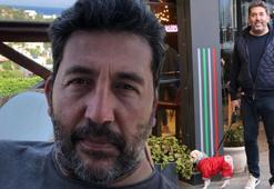 Emre Kınay provaya köpeğiyle geldi