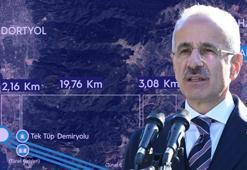 Bakan Uraloğlu açıkladı! Dörtyol-Hassa demiryolu ve otoyolu projesinde ihaleler yapıldı
