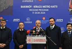 Bakan Uraloğlu açıkladı: Bakırköy-Kirazlı Metro Hattı'nda geri sayım