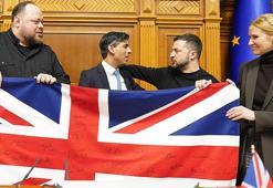 İngiltere Başbakanı Sunak Kiev'de! 'Savaş ne kadar sürerse sürsün yanınızdayız'