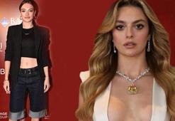 Melis Sezen'in ödül gecesi tarzı gündem oldu!