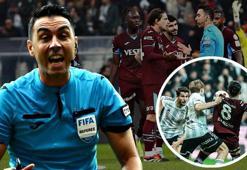 Beşiktaş-Trabzonspor maçında penaltı pozisyonu tartışma yarattı! Eski hakem canlı yayında patladı: Sinirlenmek istemiyorum!
