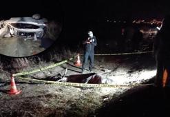 Burdur’da şarampole devrilen araç tanınmaz hale geldi: 2 ölü, 1 yaralı