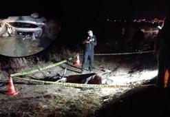 Burdur’da şarampole devrilen araç tanınmaz hale geldi: 2 ölü, 1 yaralı