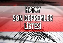 HATAY SON DEPREMLER 2024: Hatay'da deprem mi oldu? Hatay'da son 24 saatte meydana gelen depremler listesi