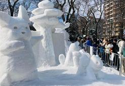 Kar festivalinde görsel şölen: Pandemi sonrası ilk