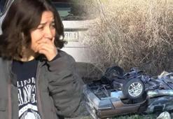 Çatalca’da kontrolden çıkan araç şarampole uçtu! 2 ölü