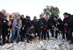 Volkan Demirel, Christian Atsu için enkazı ziyaret etti