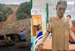 Filipinler'deki toprak kaymasında korkunç görüntüler! Çok sayıda ölü ve yaralı var