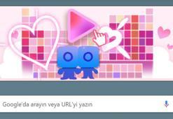 SEVGİLİLER GÜNÜ BAKIN NASIL DOODLE OLDU: Google 14 Şubat Sevgililer Günü oyunu ile sürpriz yaptı