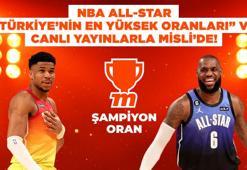 NBA’in en iyileri All-Star’da sahne alıyor… Dev maç “Türkiye’nin En Yüksek Oranları” ve canlı yayınlarla Misli’de!