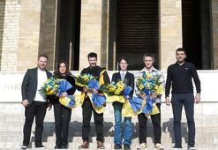 Gala öncesi Anıtkabir'i ziyaret ettiler