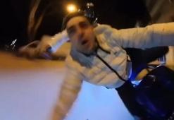 Arkadaşına verdiği motosikletiyle kaza yaptı