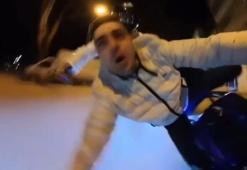 Arkadaşına verdiği motosikletiyle kaza yaptı