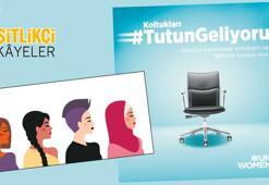 Eşit katılım için #tutungeliyoruz
