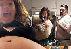 Burcu Biricik'ten eğlenceli hamilelik pozları: Saçmasapan bir seri