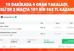 15 dakikada 4 oran yakaladı, Misli’de 2 maçta 101 bin 962 TL kazandı!
