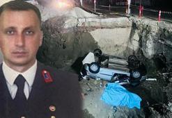 Isparta'da feci kaza! Otomobil çukura uçtu; uzman çavuş öldü, astsubay yaralandı