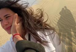 Sibil Çetinkaya ve Şükrü Özyıldız çölde aşk tazeledi