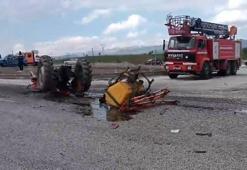 Isparta'da korkunç kaza! Otomobil hurdaya döndü: 4 yaralı