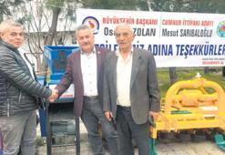 Zolan’dan çiftçilere makine desteği