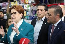 Akşener ve esnaf arasında ilginç diyalog: Pek sizle ilgili bir oy yok