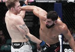 UFC'de İbo Aslan fırtınası! İlk maçta nakavt etti