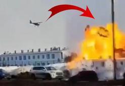 Dünyada son dakika... Rusya'da drone fabrikasına kamikaze saldırısı, korkunç görüntüler