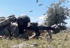 Suriye'nin kuzeyinde tespit edilen teröristlere operasyon!