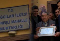 40 yıl sonra görevini devretti: Oturarak muhtarlık olmaz