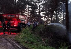 Aydos ormanındaki yangın ekipler tarafından söndürüldü