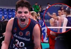 Ebrar Karakurt'a rakip kaptan Goncharova'dan skandal hareket! Rusya'da finale yükseldi