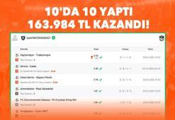 10'da 10 Yaptı, 163.984 TL Kazandı!