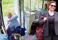 Otobüsten düşen kadından haber var! Başını asfalta çarptı, kemikleri kırıldı