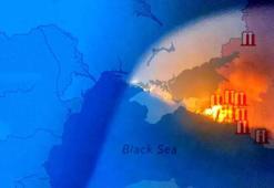 Füze sağanağında NATO uçakları havalandı! Rusya alev alev