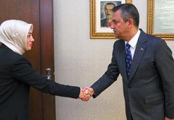 CHP lideri Özgür Özel, Sinan Ateş'in eşi ile görüştü