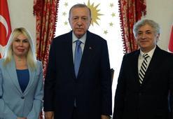 Cumhurbaşkanı Erdoğan, Özkan çifti ile görüştü