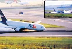 Mükemmel iniş, jet müdahale! 371 metre gövde üzerinde sürtünerek ilerledi