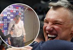 Fenerbahçe Beko'da Monaco zaferi sonrası çılgın kutlama! Jasikevicius neye uğradığını şaşırdı