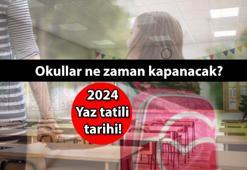 Bu sene okullar ne zaman, hangi tarihte kapanacak? 2024 Yaz tatili ne zaman başlıyor? MEB duyurdu