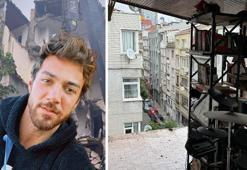 Şişli'de şoke eden anlar! Ünlü oyuncu Tufan Gökpınar’ın duvarını kepçe yıktı