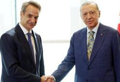 Erdoğan-Miçotakis görüşmesi başladı