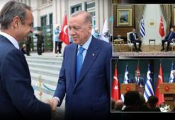 Erdoğan'dan Miçotakis'in ziyaretine ilişkin paylaşım: Memnuniyet duydum