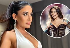 Melek Mosso'nun sahne kostümü olay oldu! 'Fazla iddialı'